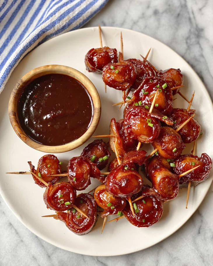 BaconWrapped Water Chestnuts Recipe The Kitchn